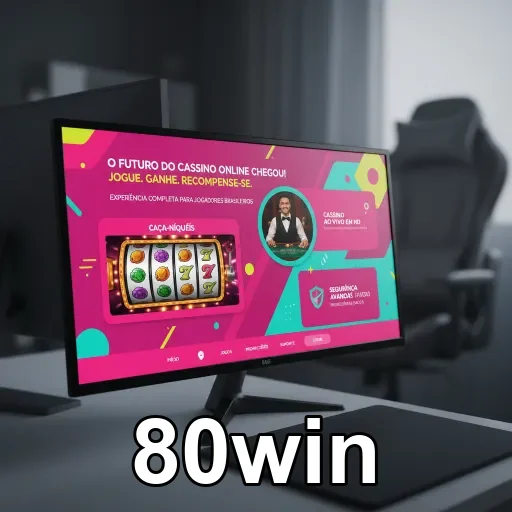 Ilustração de Explore os Melhores Slots e Jogos ao Vivo no 80win