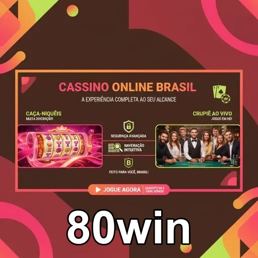 Ilustração de Explore os Melhores Slots e Jogos ao Vivo no 80win